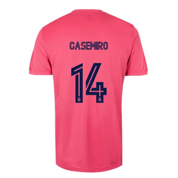 Camiseta Real Madrid 2ª NO.14 Casemiro 2020-2021 Rosa